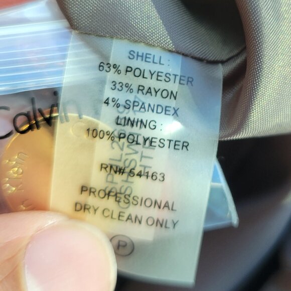 Calvin Klein Earth Grey Blazer - Picture 9 of 11